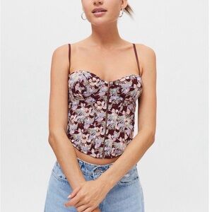 Floral Corset Top